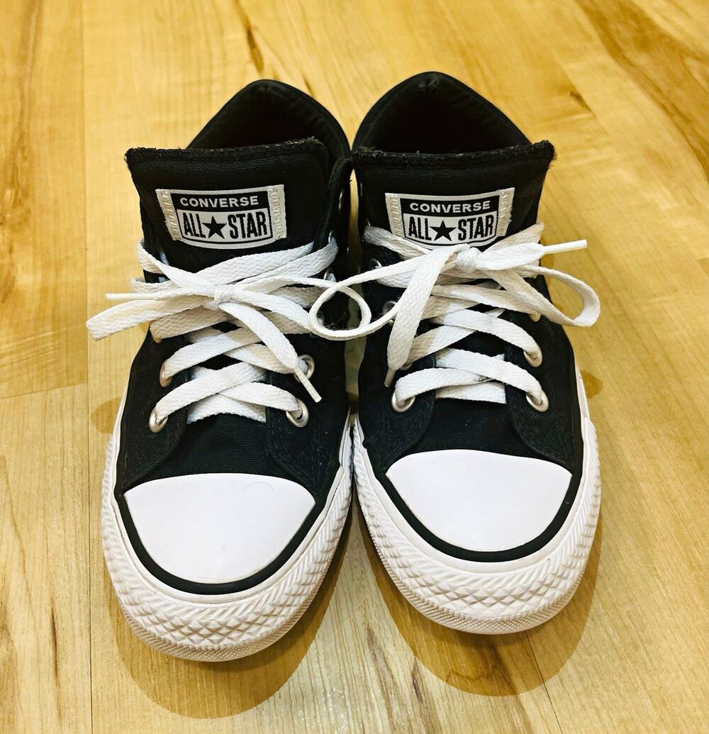 Converse Chuck Taylor All Star Madison Low Top Black/ Canvas Sneakers Sz 7.5